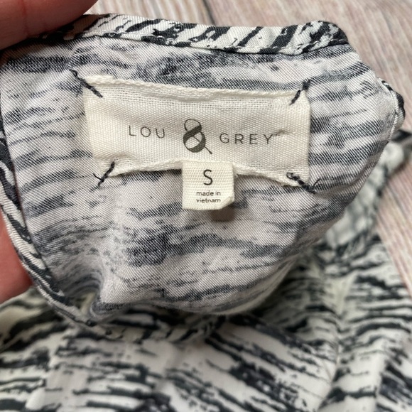 LOU & Grey Space Dye Racerback Drawstring Jumpsuit Size Small - Picture 5 of 10